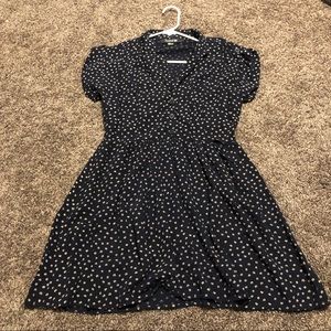 Forever 21 Blue Dress with White Flowers